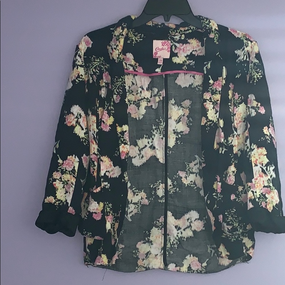 Candie’s: Floral Blazer (XS)
